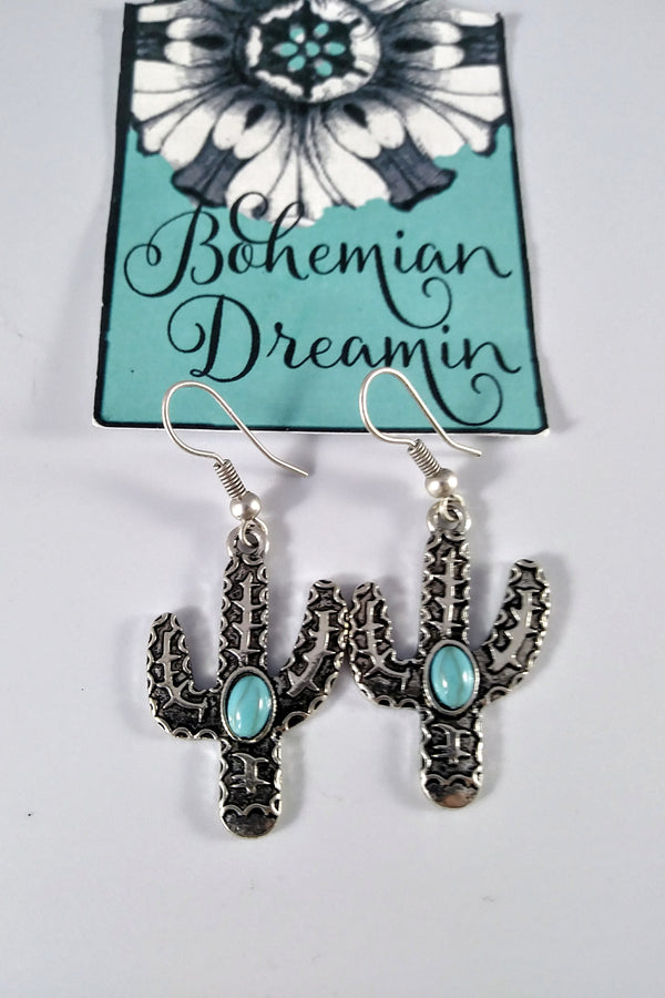 Cactus earrings