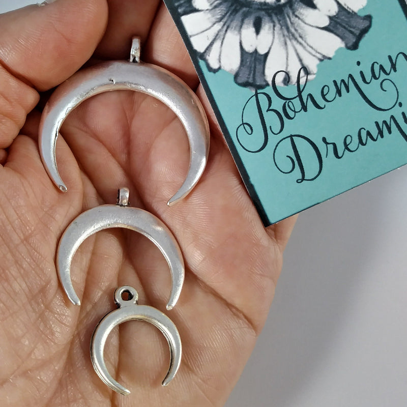 Crescent Moon Large Necklace