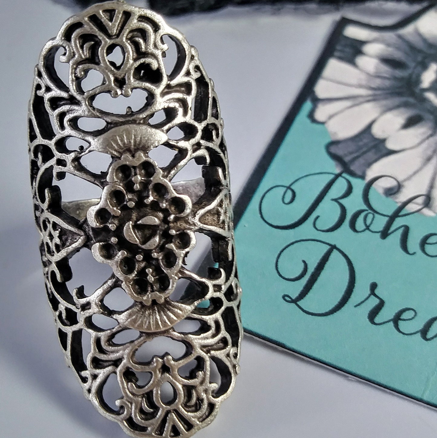 Maxi Filigree Flower Ring