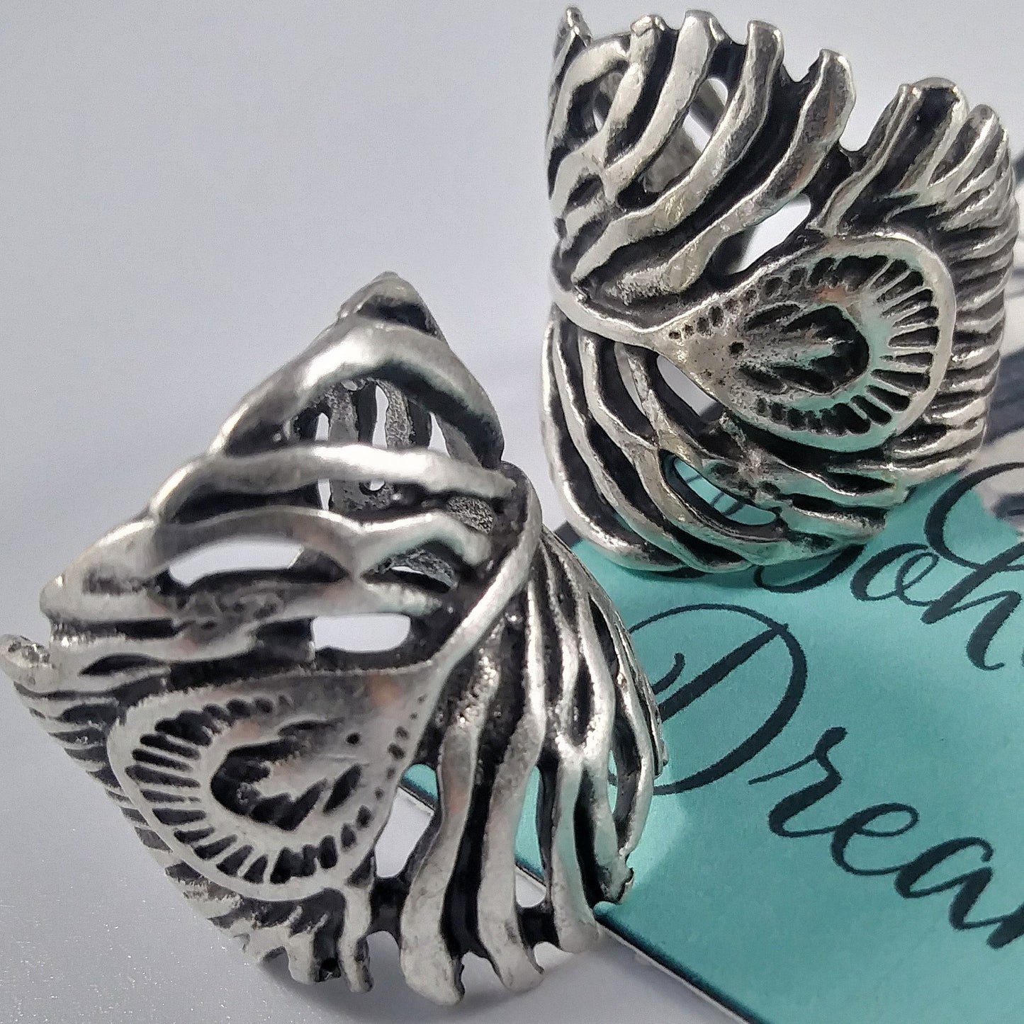 Peacock Feather Ring