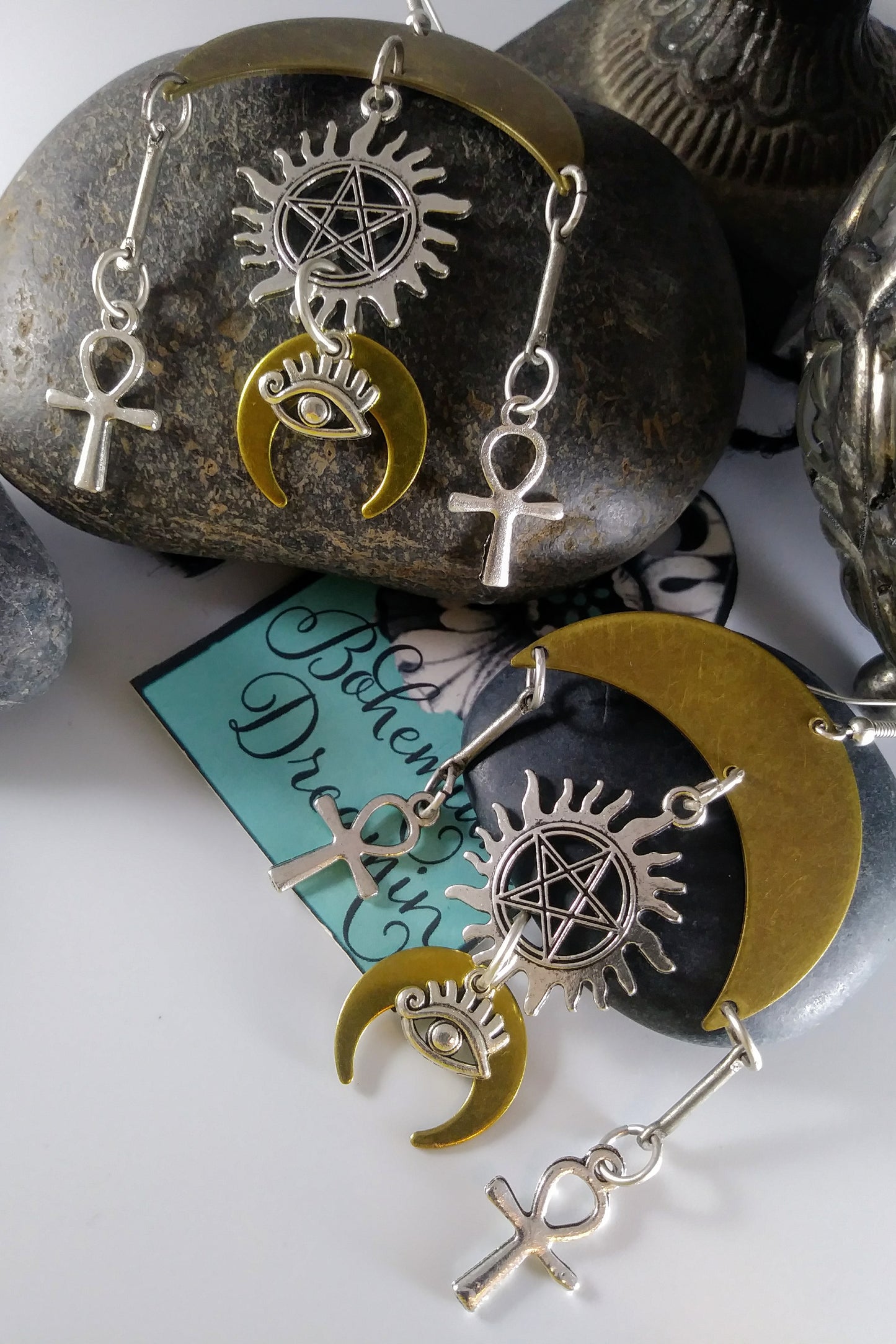 Boho witcg earrings