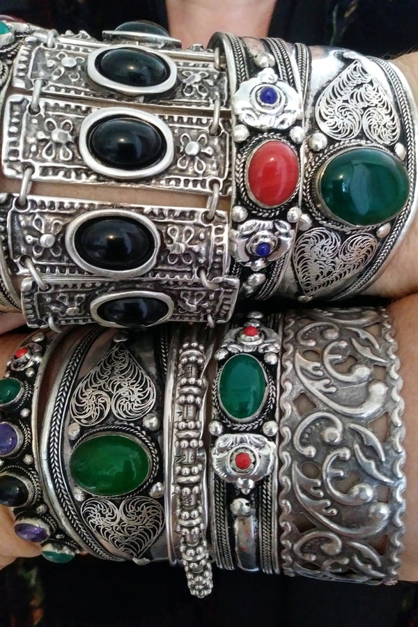 Boho bracelet bangle in bohemian jewelry