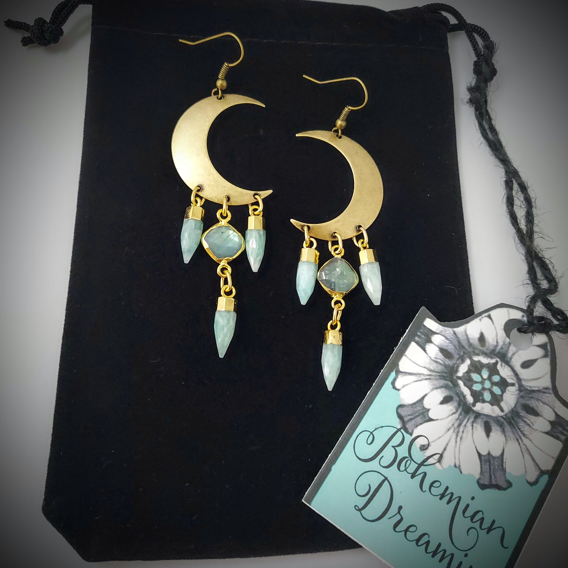 Crescent moon earrings