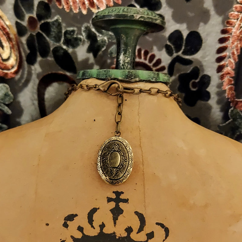 Steampunk Heart Lock Necklace