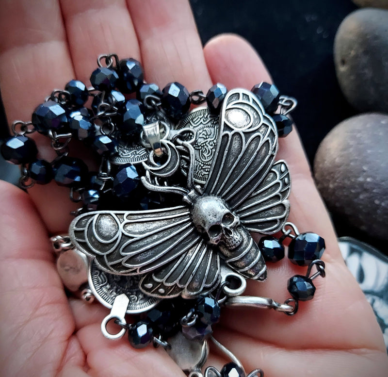 Death's Head Moth Necklace