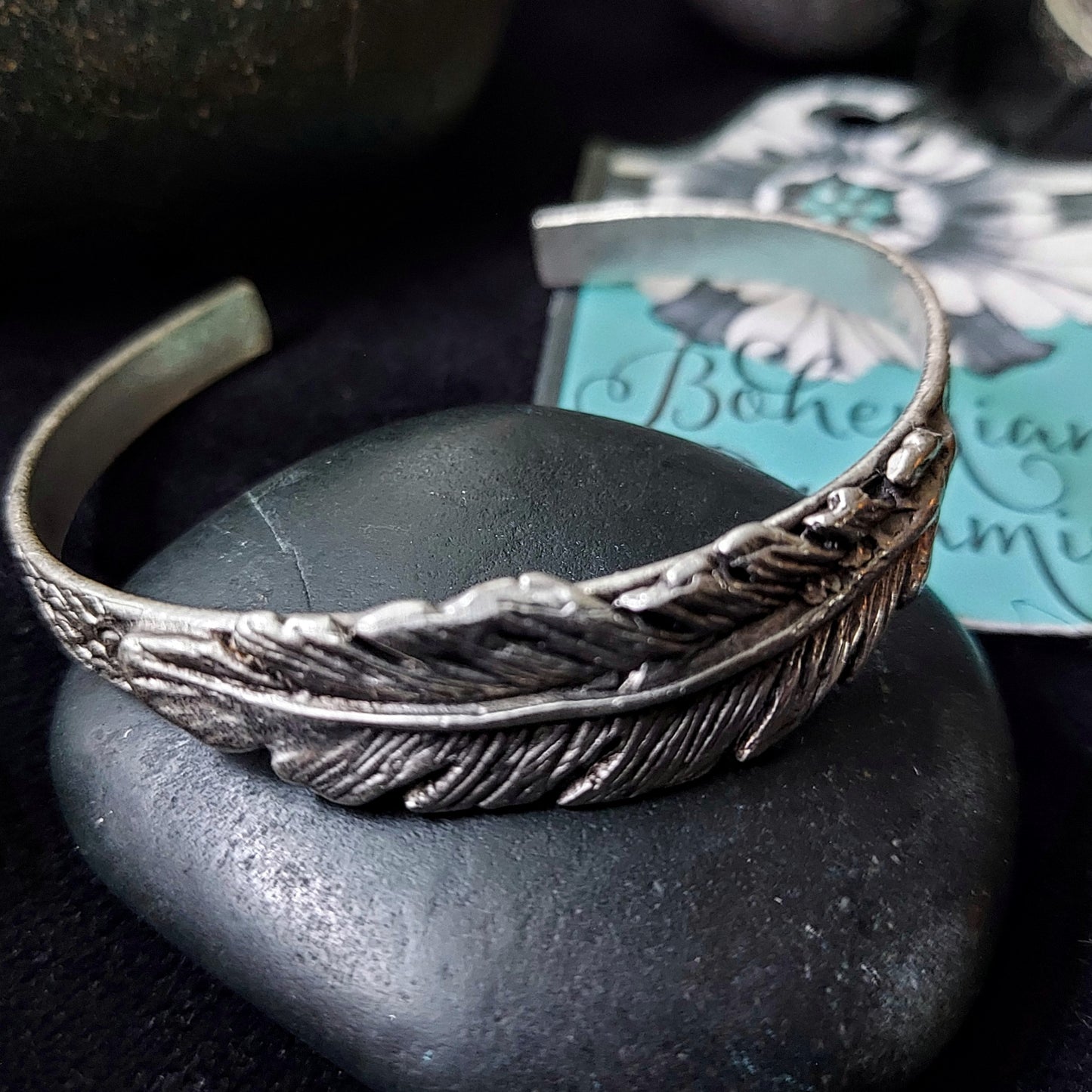 Feather Cuff Bracelet