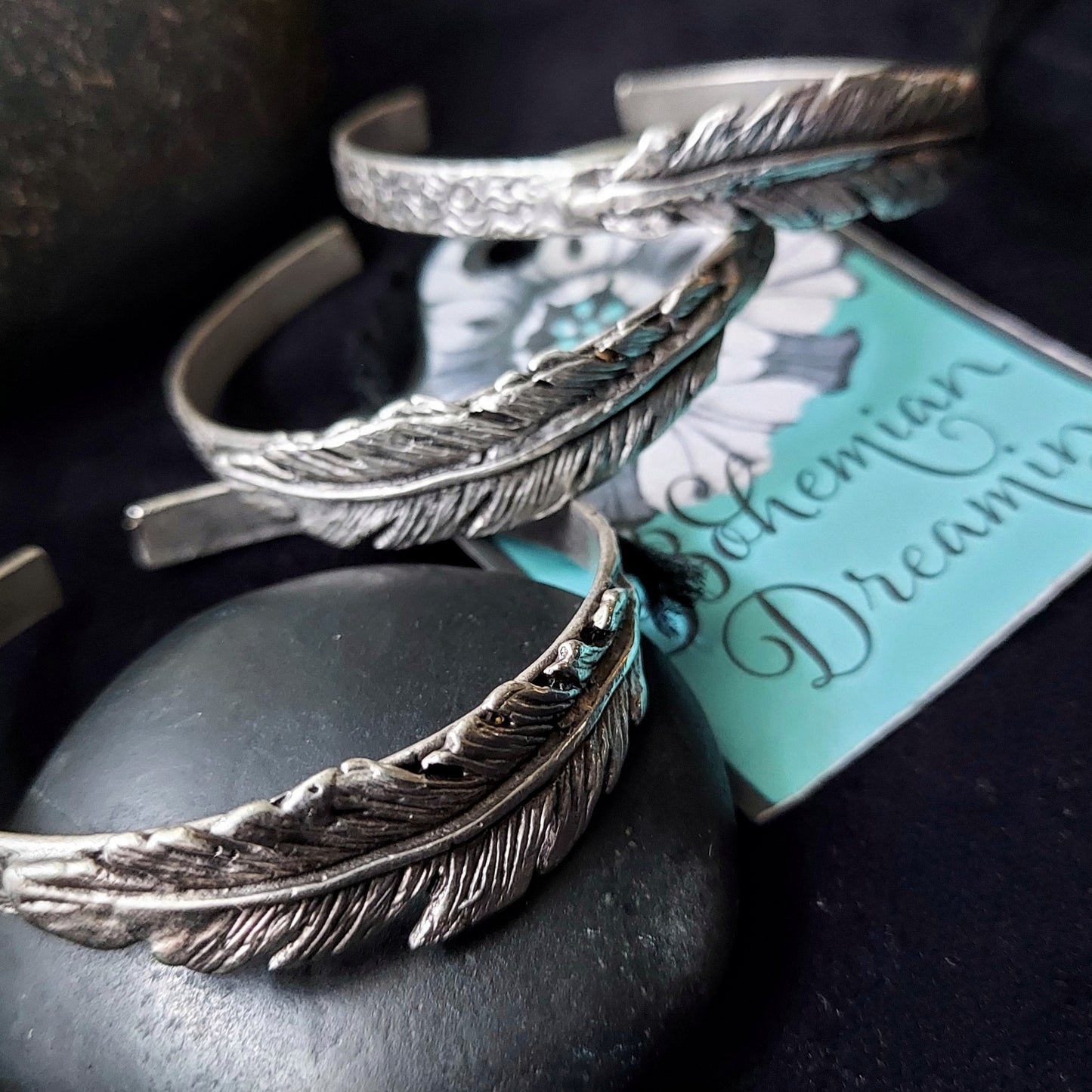 Feather Cuff Bracelet