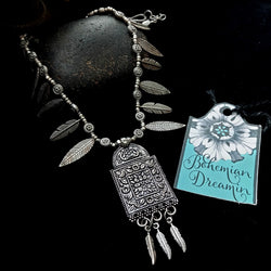 Leaf and Flower Necklace