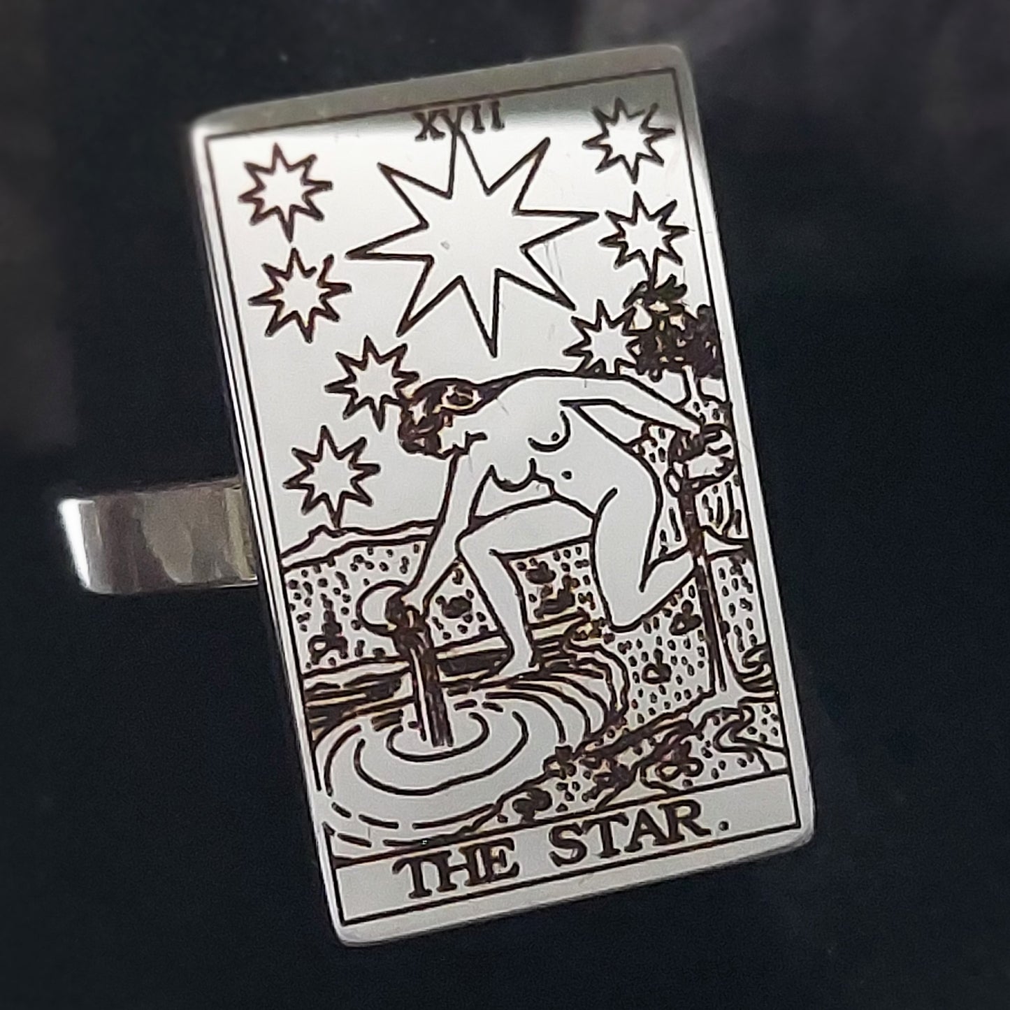 The Star Tarot Card Ring