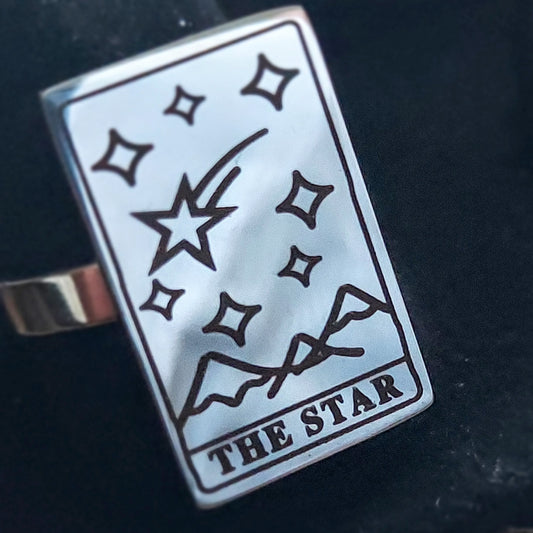 The Star Tarot Card Ring