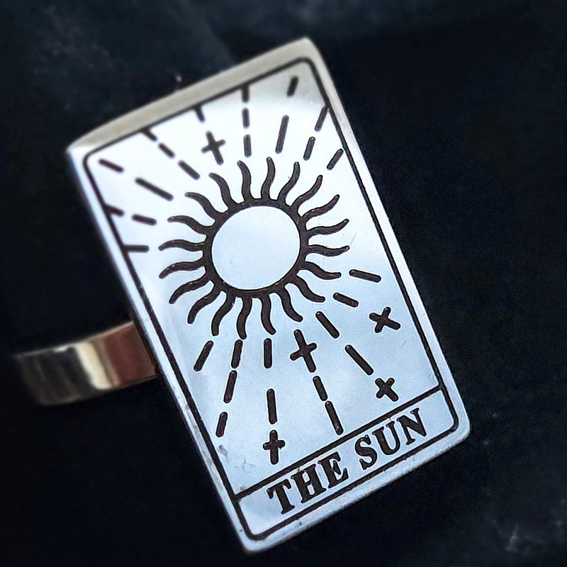 The Sun Tarot Card Ring