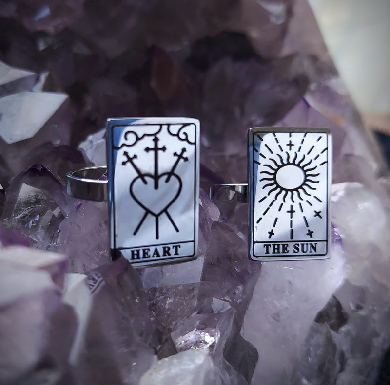 The Sun Tarot Card Ring