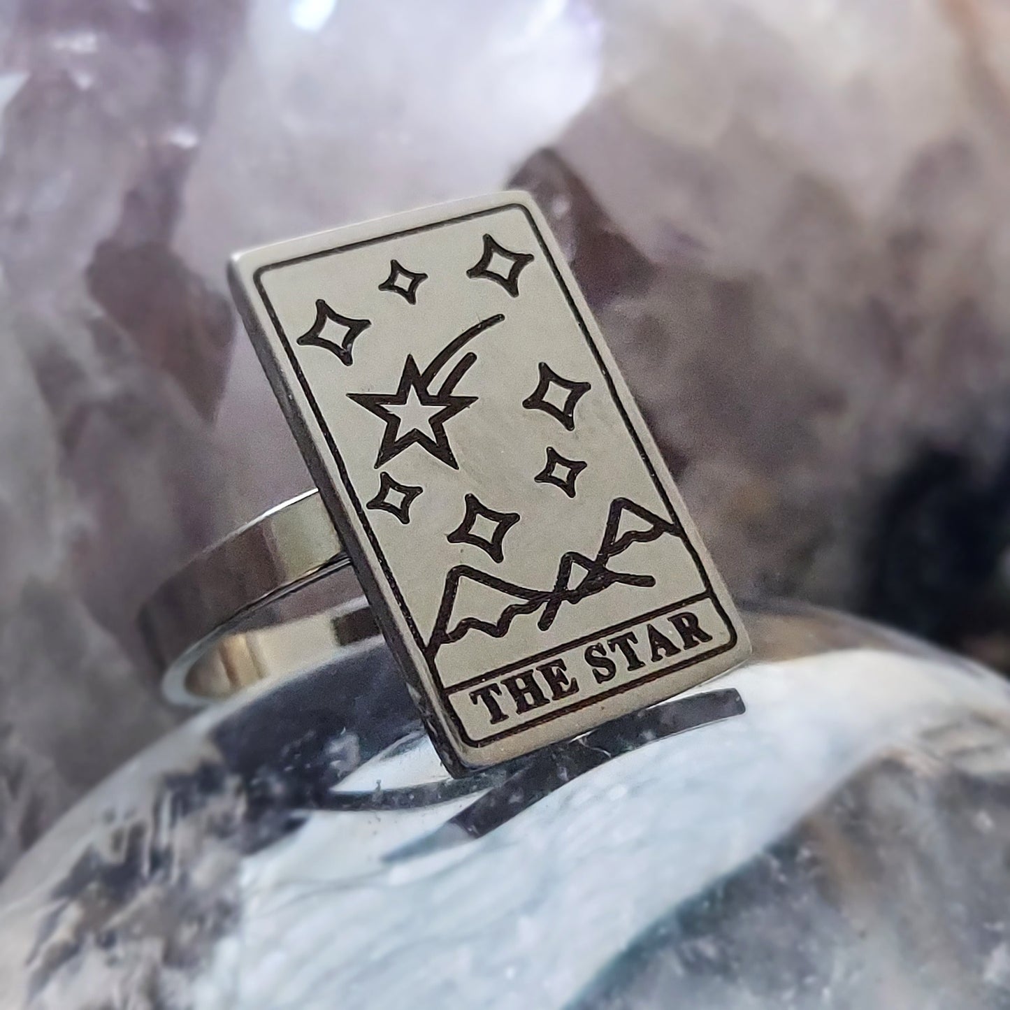 The Star Tarot Card Ring