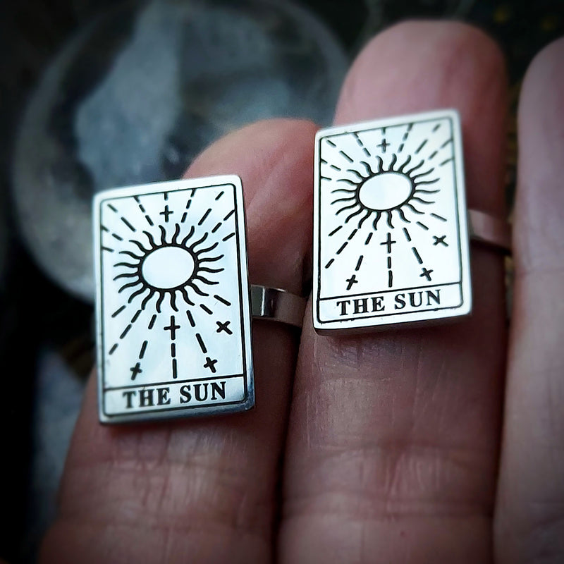 The Sun Tarot Card Ring