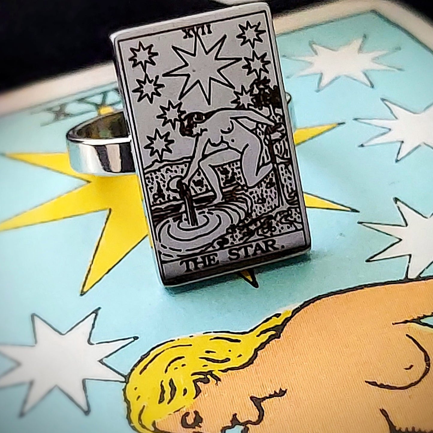 The Star Tarot Card Ring