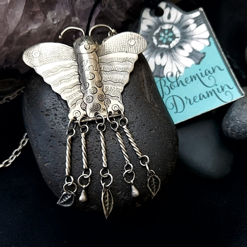 Vintage Butterfly Necklace