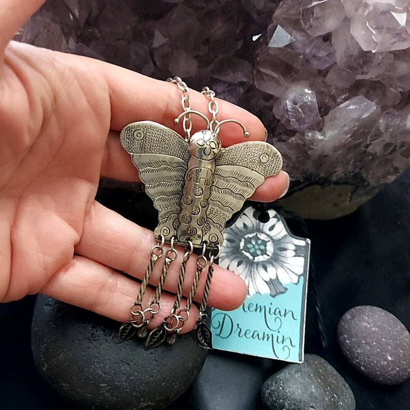 Vintage Butterfly Necklace