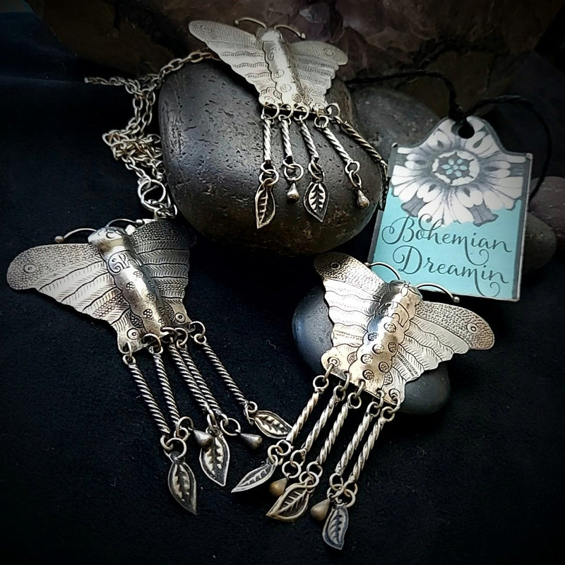 Vintage Butterfly Necklace