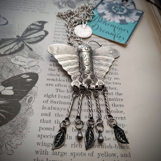 Vintage Butterfly Necklace