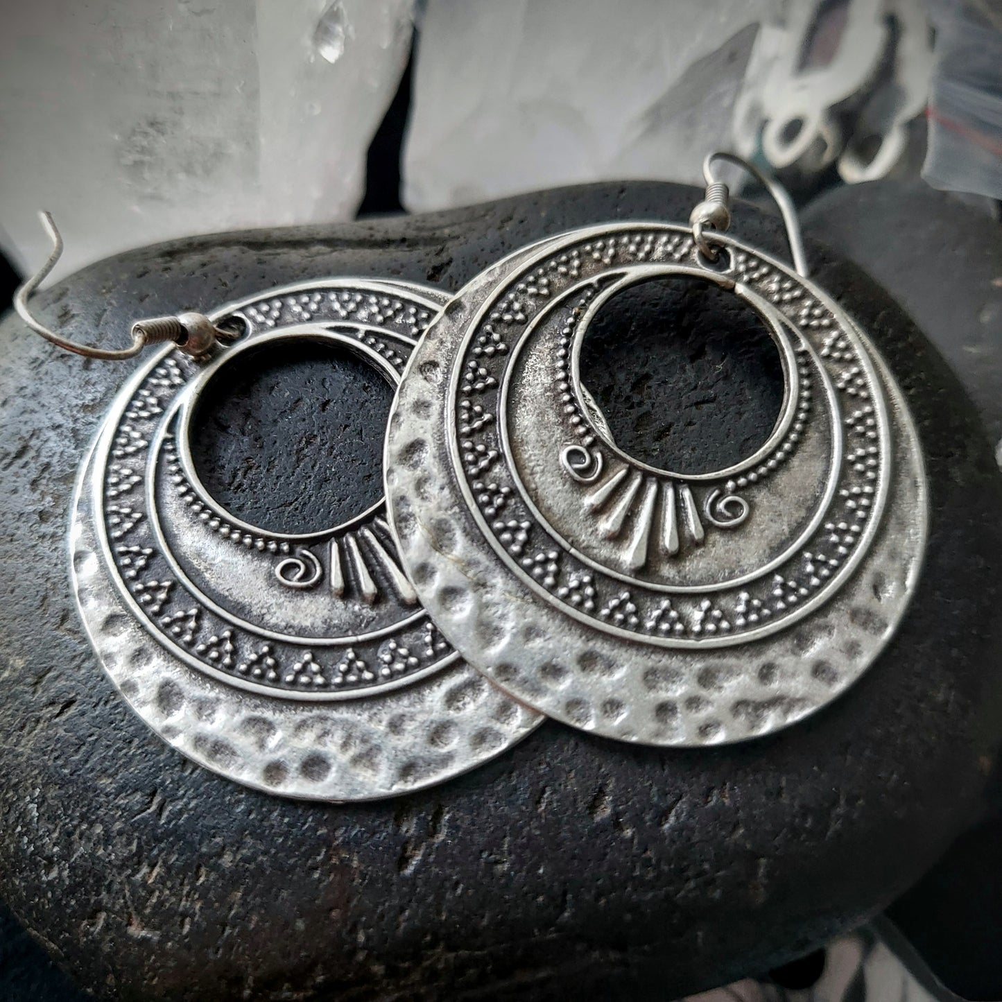 Midnight Moon Earrings