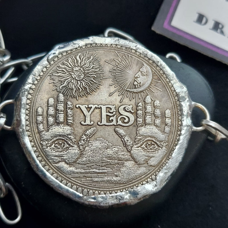 Ouija Coin Necklace