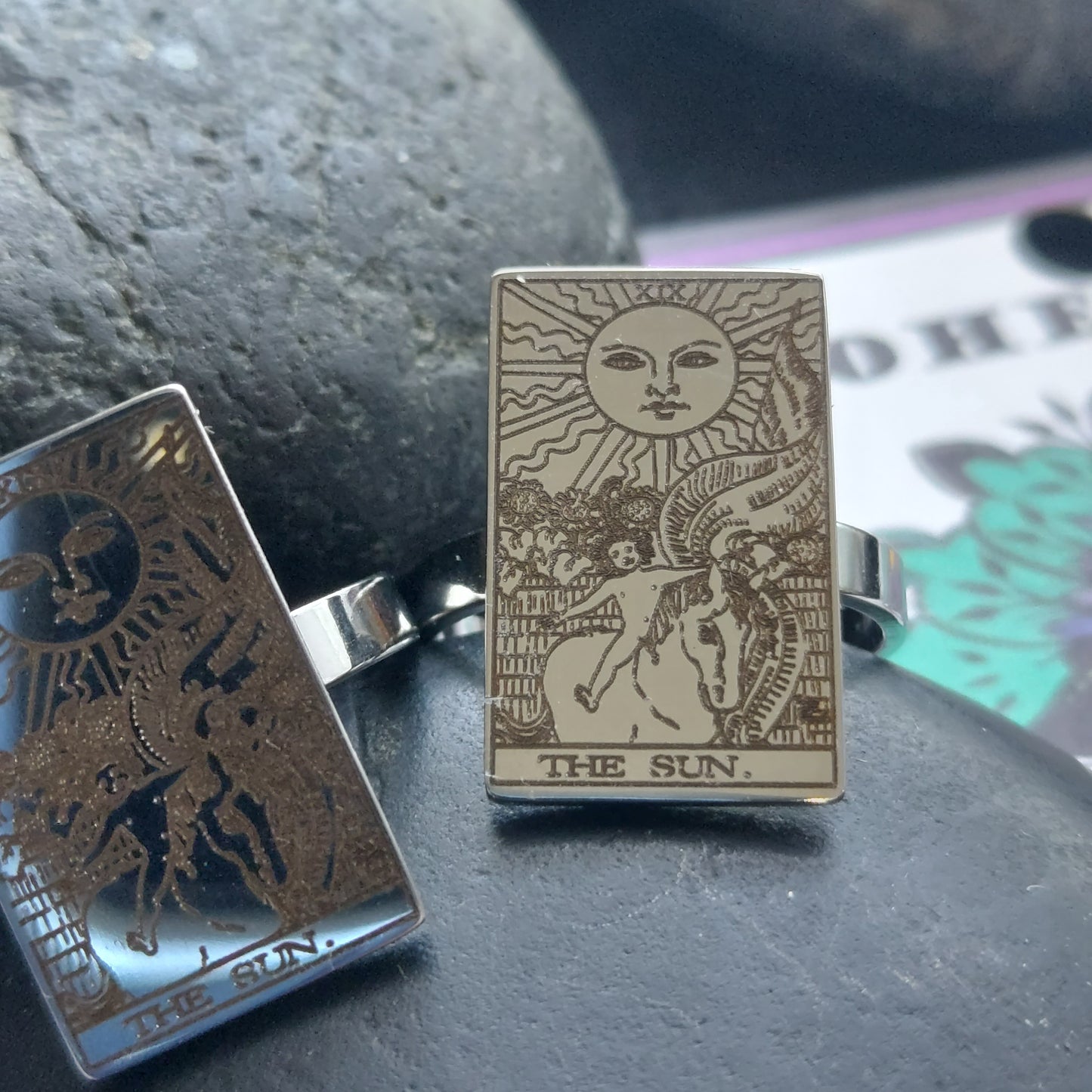 The Sun Tarot Card Ring