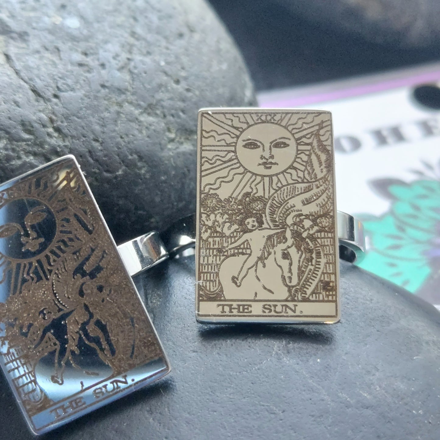 The Sun Tarot Card Ring