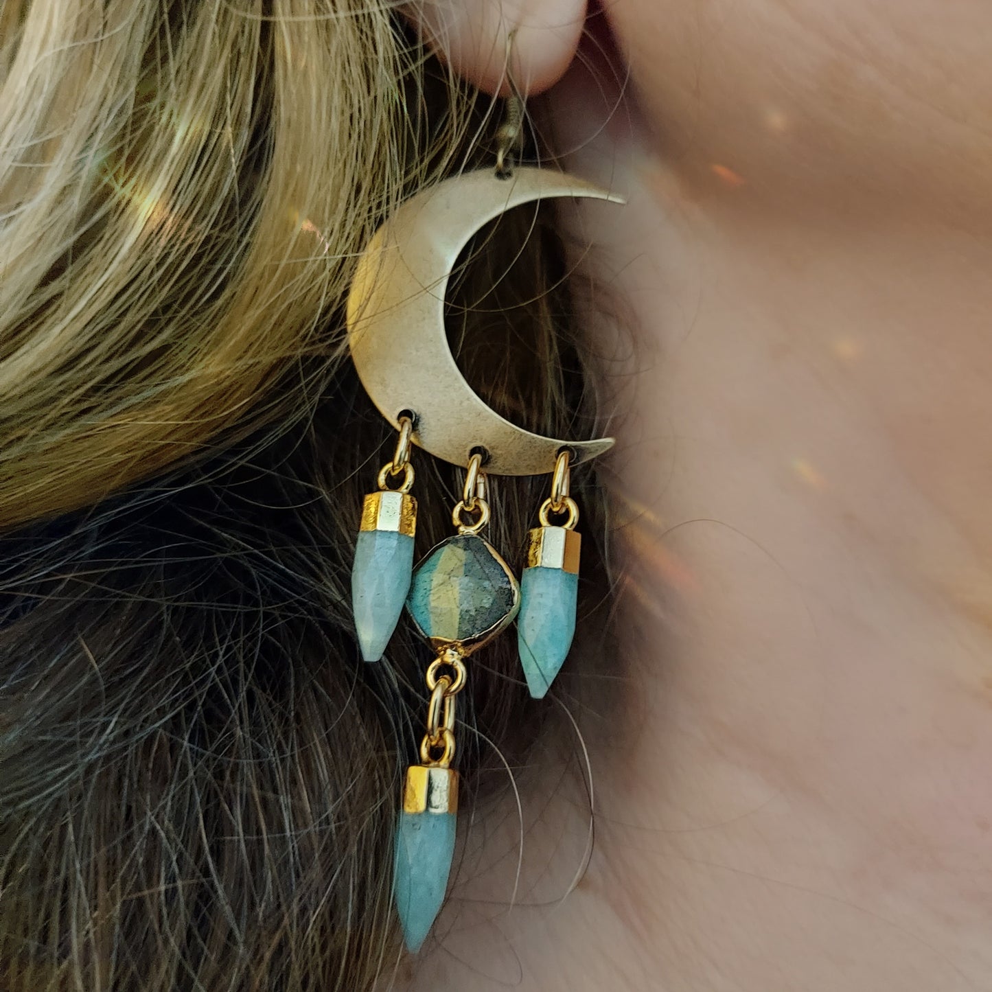 Crescent moon earrings