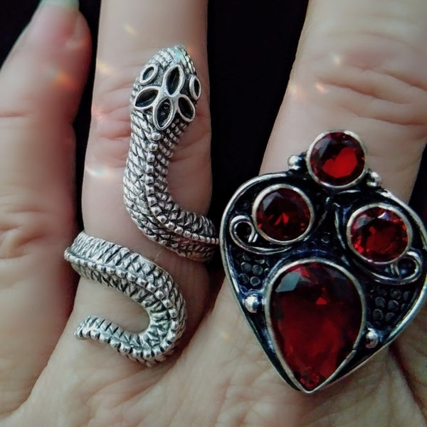 Charmed Snake Ring