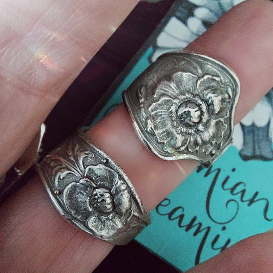 Flower Spoon Ring