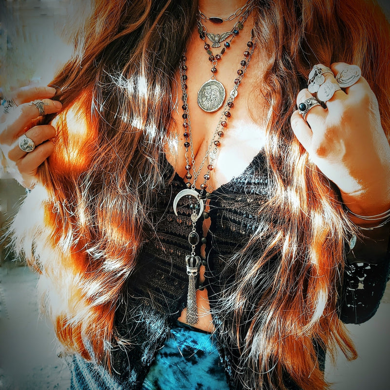 Day of the Dead Coin Necklace