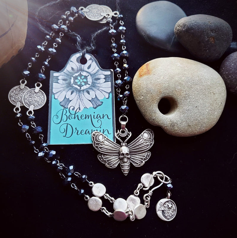 Death's Head Moth Necklace