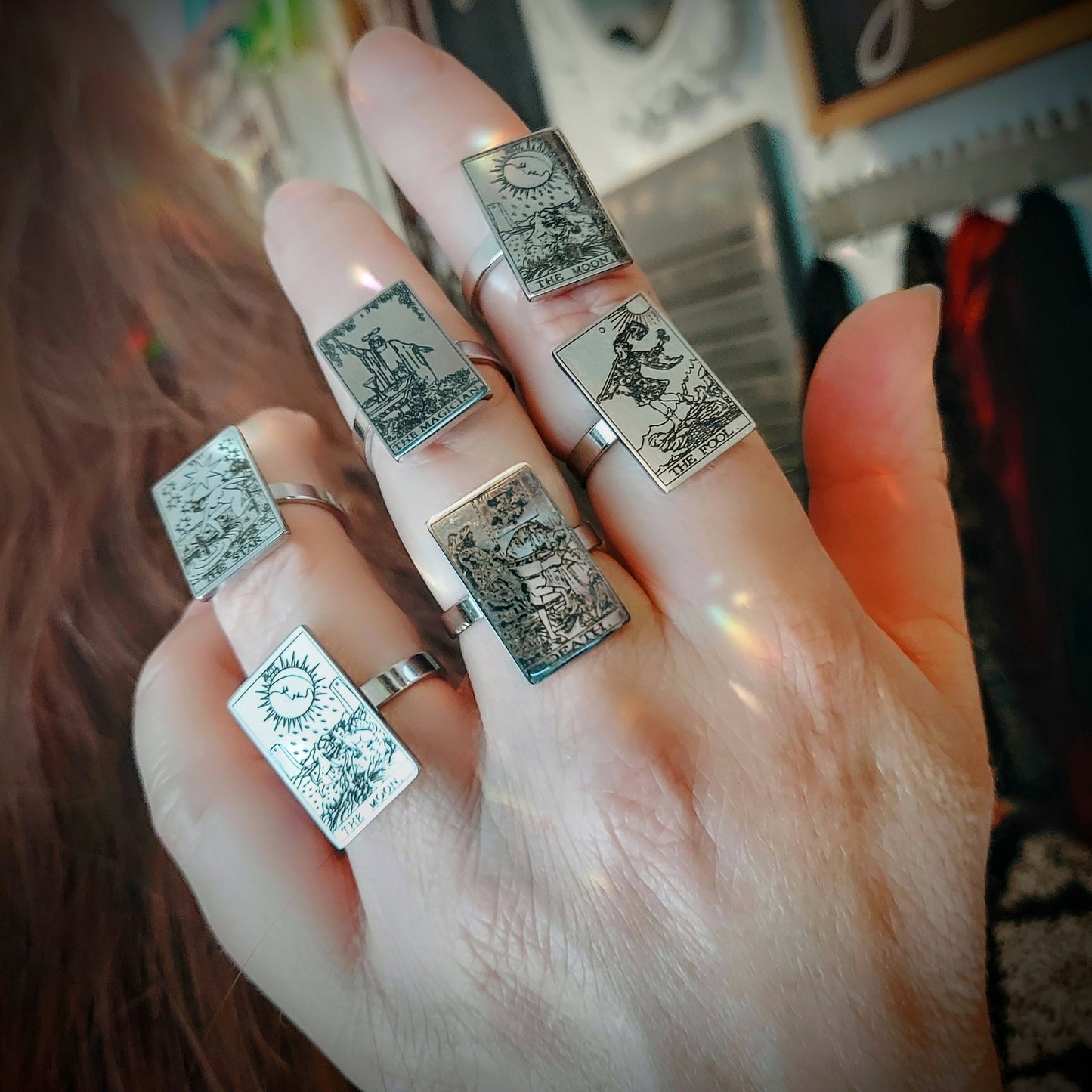 The Sun Tarot Card Ring