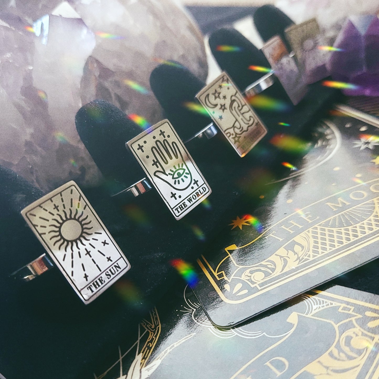 The Sun Tarot Card Ring