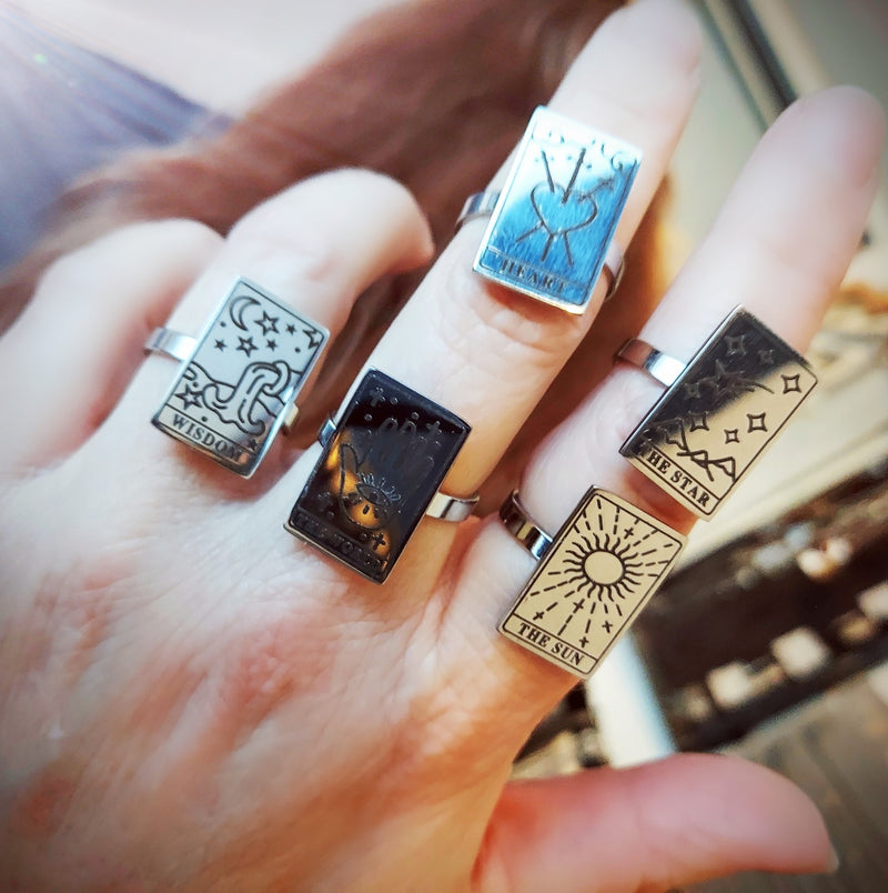 The Star Tarot Card Ring