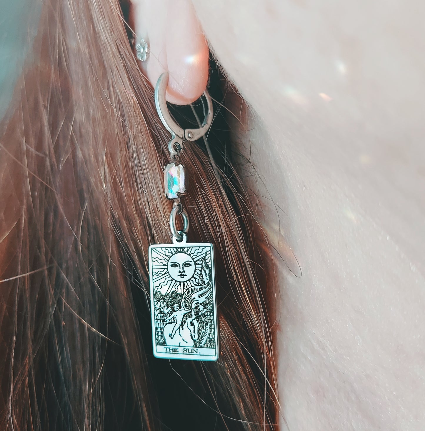 The Sun Tarot Card Earrings