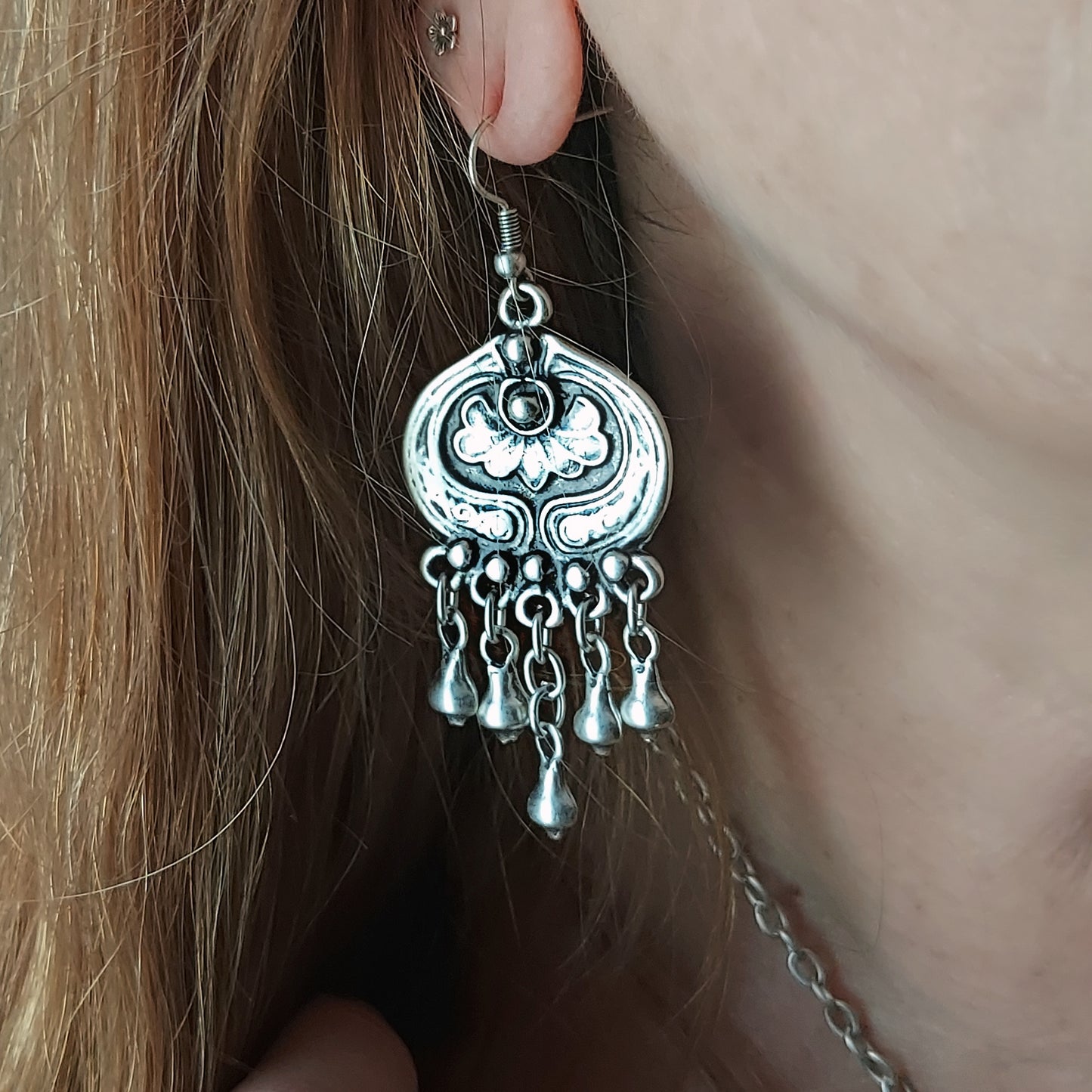 Lotus Earrings