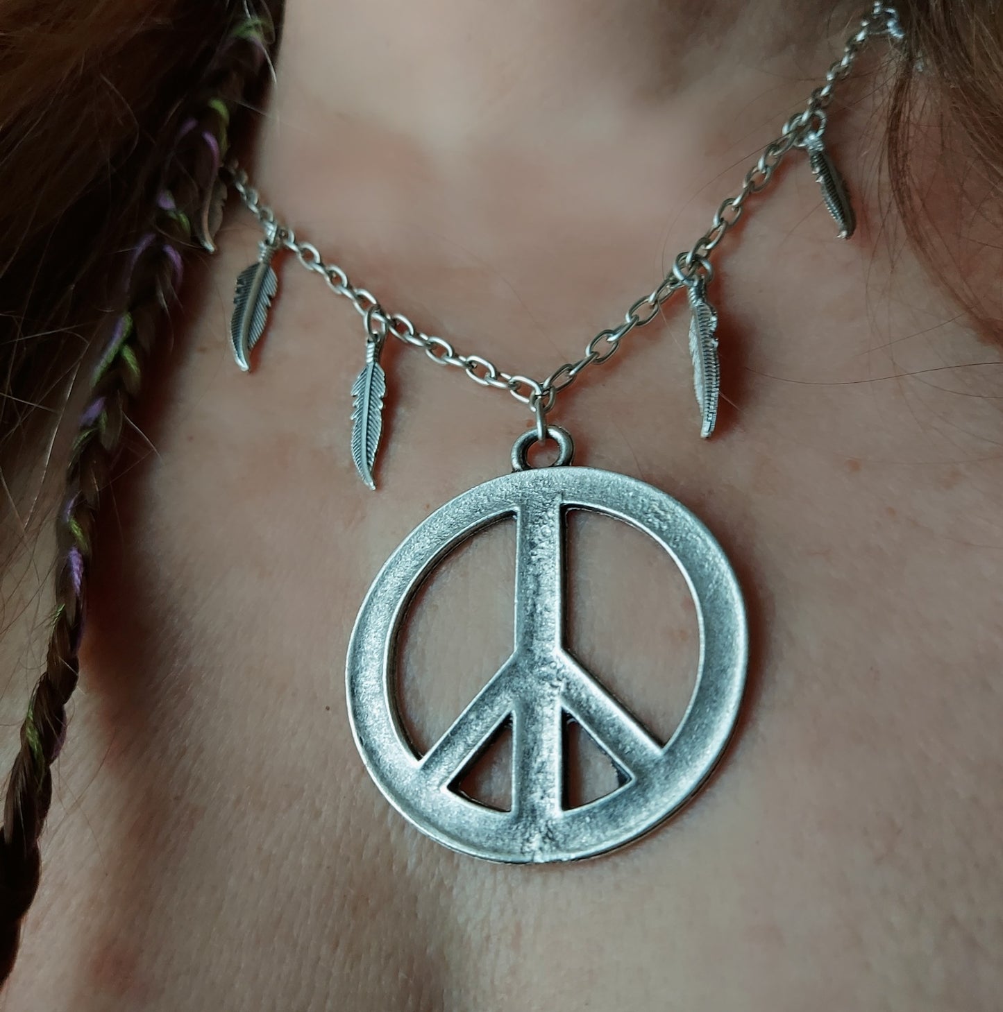 Peace Sign Necklace