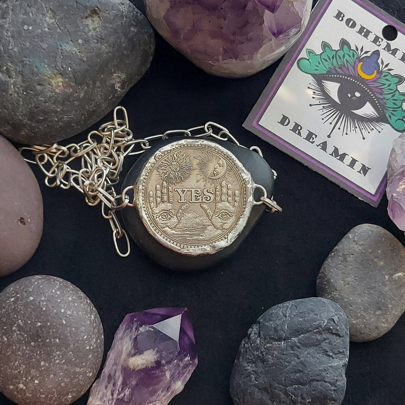 Ouija Coin Necklace
