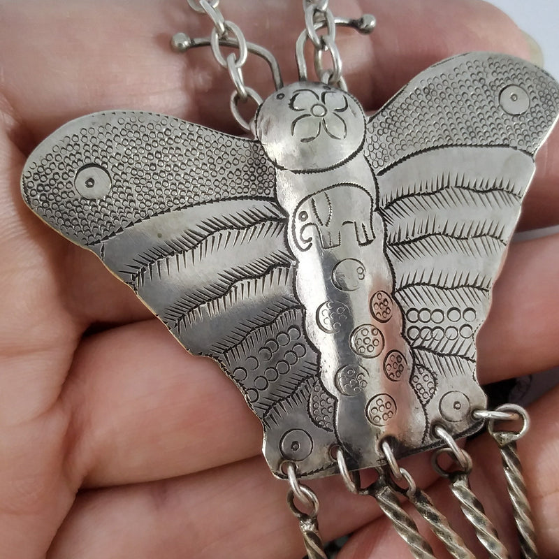 Vintage Butterfly Necklace