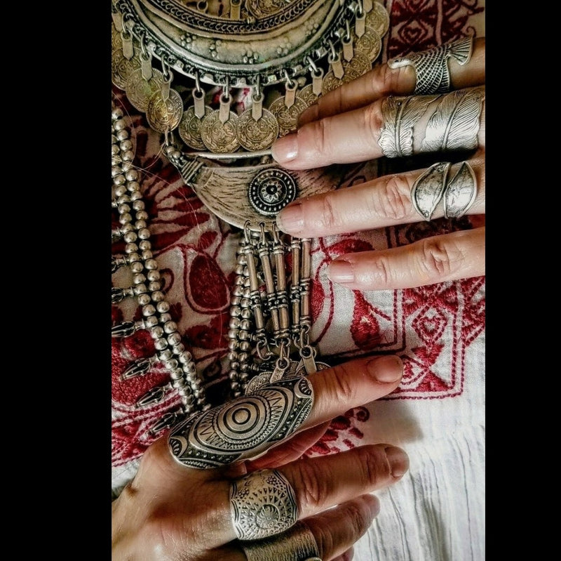 Feather Wrap Around Ring