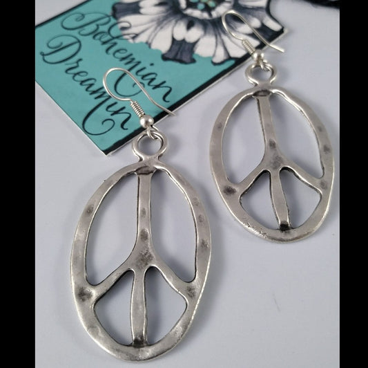 Peace Sign Earrings