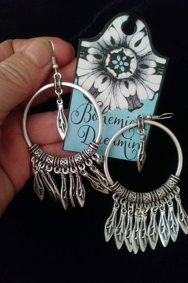 Bohemian style gypsy earrings