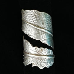 Feather Wrap Around Ring